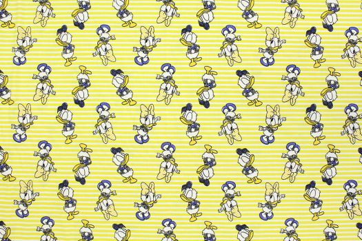 Donald and Daisy Sunshine 03  Fabric