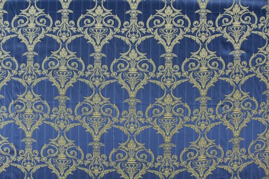 Adua Damask Navy 67 Fabric