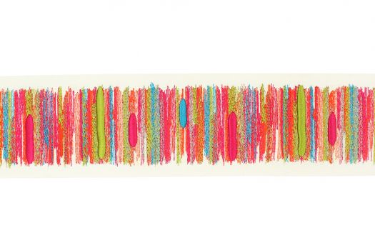 Cherry's 4 Inch Tape Ivory Multi Fabric Trim