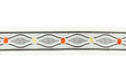 Mercury Tape 2.5 Inch Canvas Ivory Fabric Trim