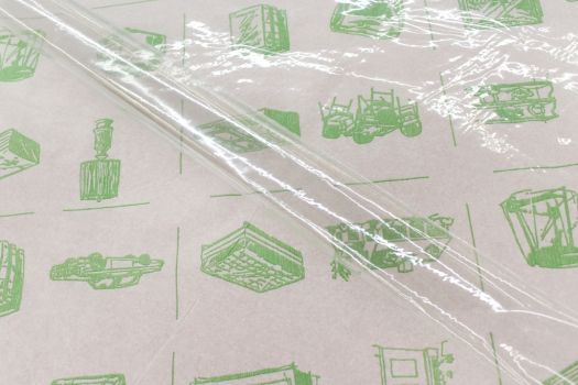 Clear Plastic Double Polished Clear 4 Gauge Fabric