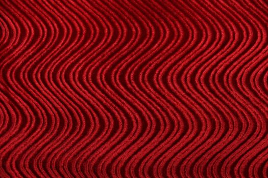 Velvet Nylon Swirl Red Fabric