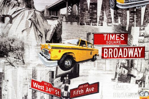 NYC Taxi Multi 01 Fabric