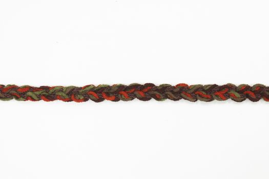 Chenille Whipstitch Spice Fabric Trim