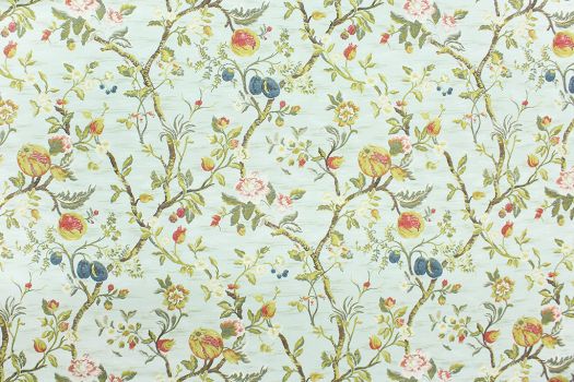 Melograno Blue  Fabric