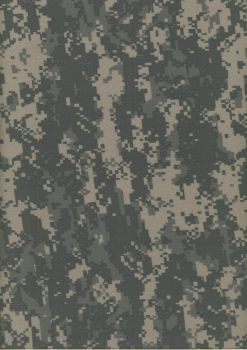 Camouflage Digital Twill Green Fabric