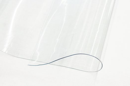 40-Gauge Clear Plastic Non-Creased Interleafed  Fabric