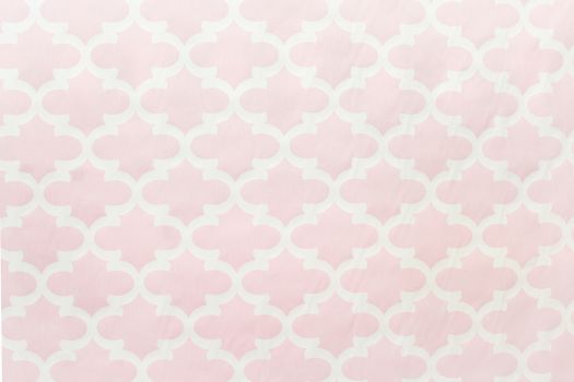 Fynn Baby Pink/White  Fabric