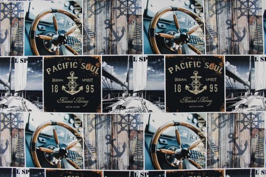 Sailor Blue 001 Fabric