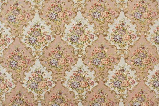 Flower Frame 2631 Main Pink V1  Fabric