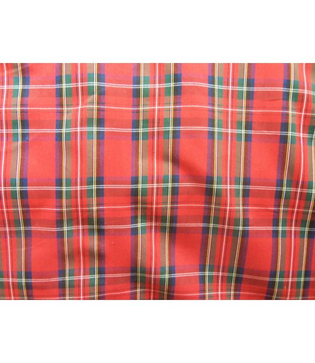 Tartan Plaid PP-68 Red