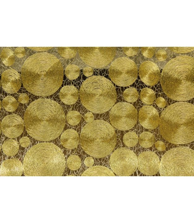 Modern Circle Coin Champagne