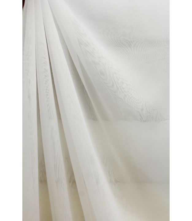 Voile 118 Inches Wide White