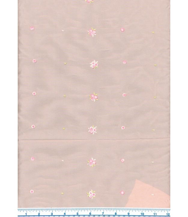 Taffeta Embroidery EL-2418 Pink