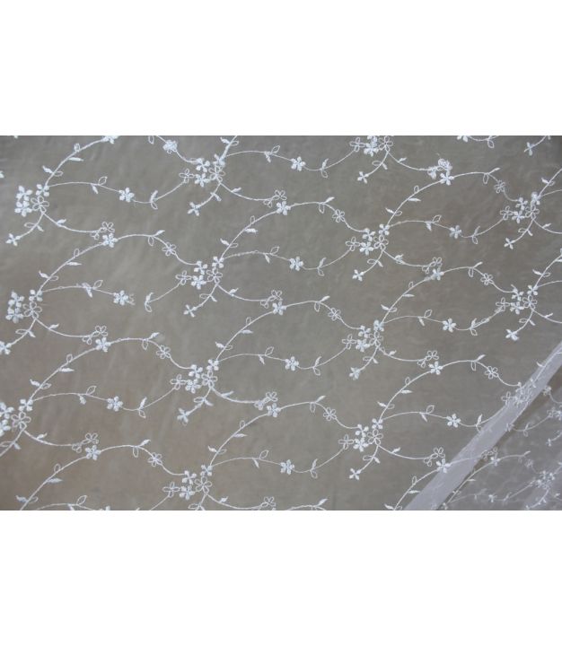 Embroidered Metallic 1177 Silver