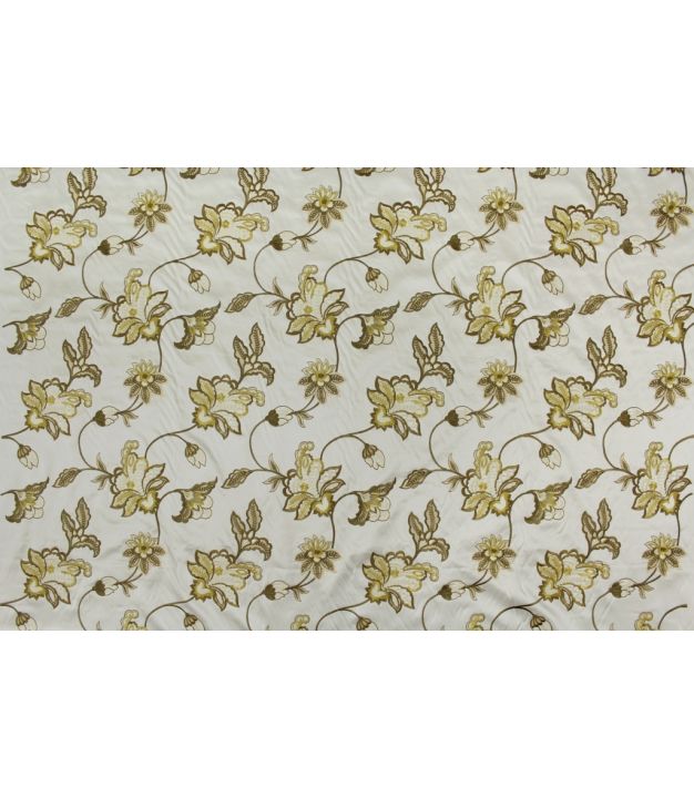 Serenity A Embroidered Floral Gold