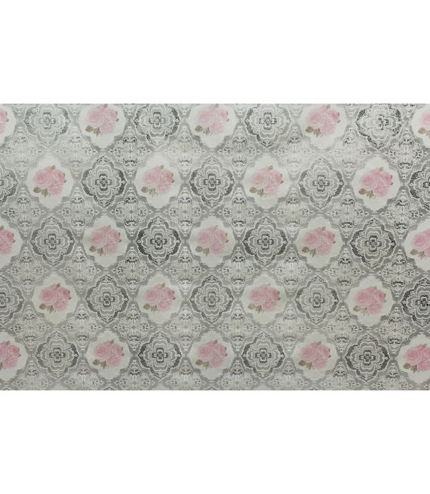 Lace Tablecloth with Pink Rose