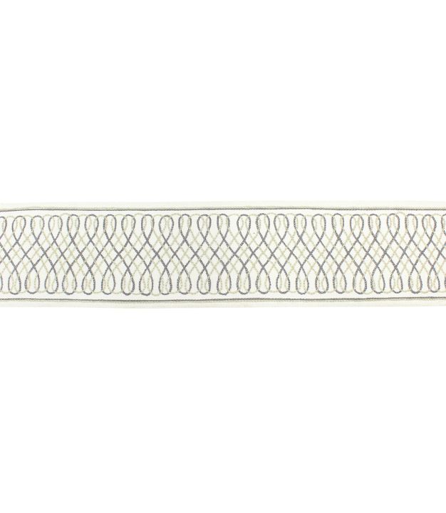 Activies Tape 4 Inch Canvas Ivory Silver