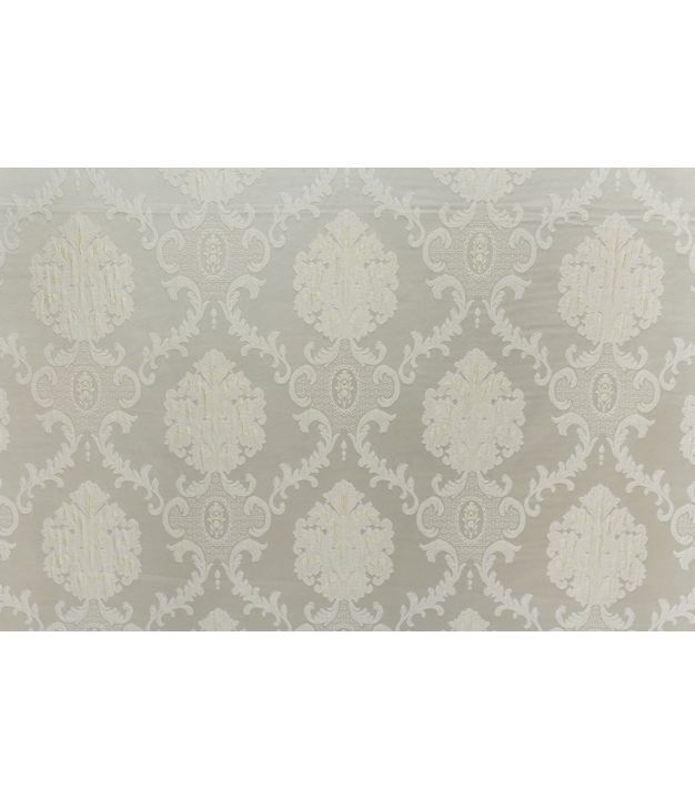 Damask Puffed White