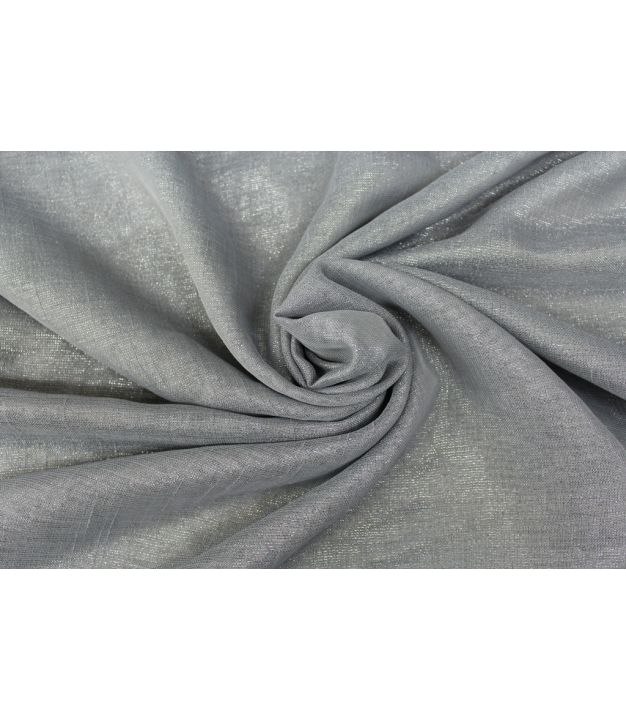 Lame 110" Wide Sheer Silver 