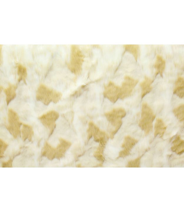 Faux Fur Molted White