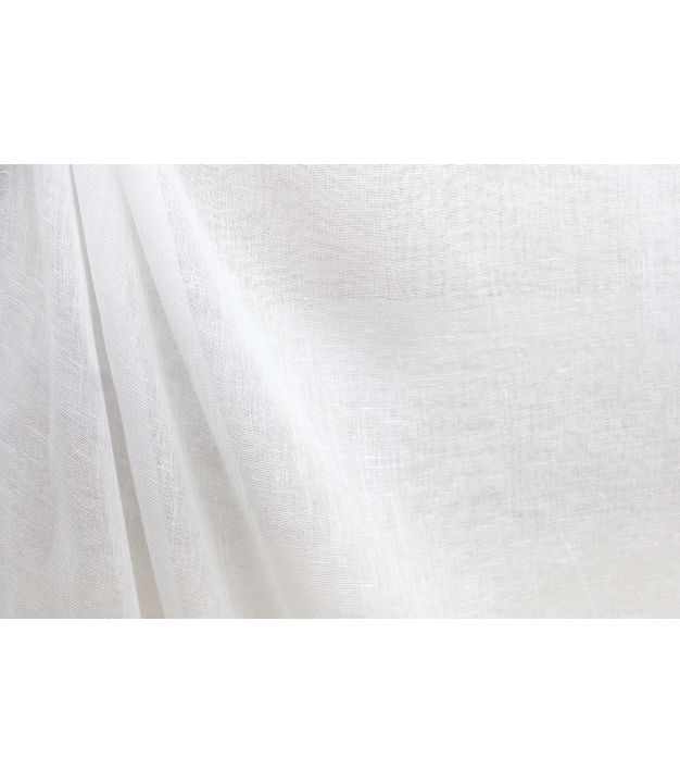 Augusta White Linen Scrim 118"