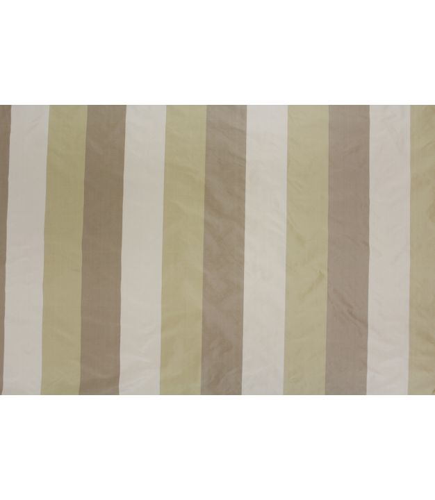 Taffeta Stripe 4 inches Gold Cream Taupe