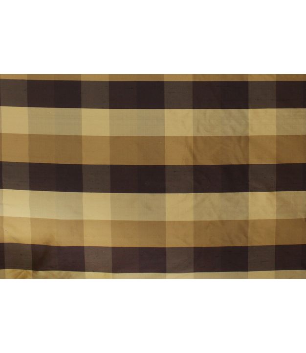 Silk Shantung Check 3Q/20023 SH/009 Plum/Gold