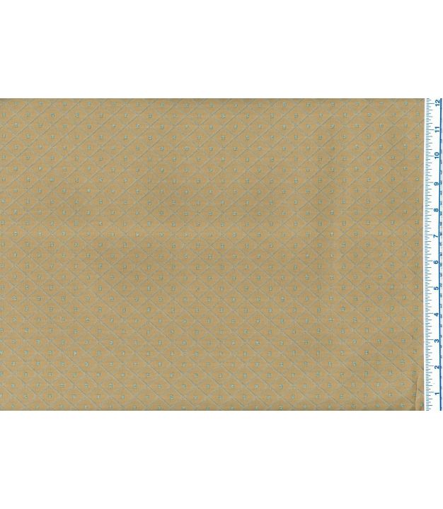 Trent Taupe with Teal Dots