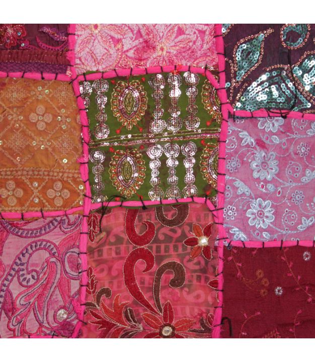 Recycled Sari Quilts Vag 224 Grapes