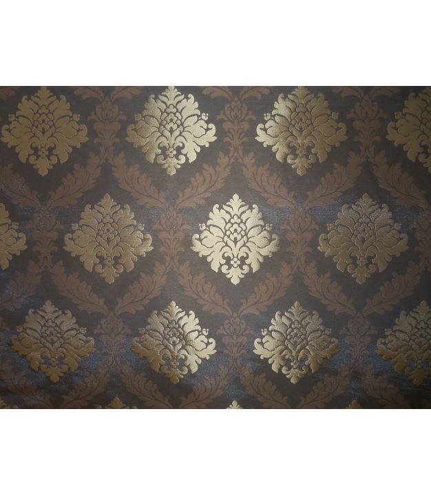 Tessuto Stralys Damask Brown