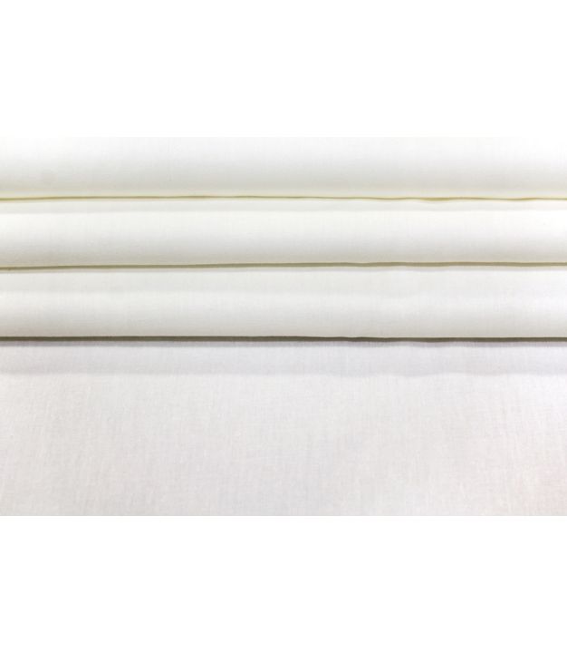 Muslin Bleached White 45 inches combed cotton