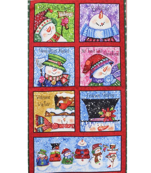 VIP Debra Jordan Bryan Winter Pillow Squares 23.5" x 45"