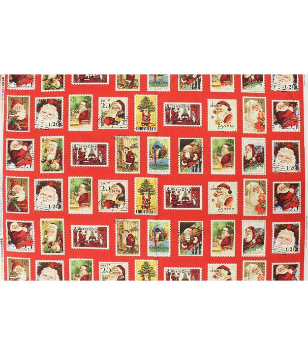 Quilting Treasures Dear Santa Stamps 12" x 45"
