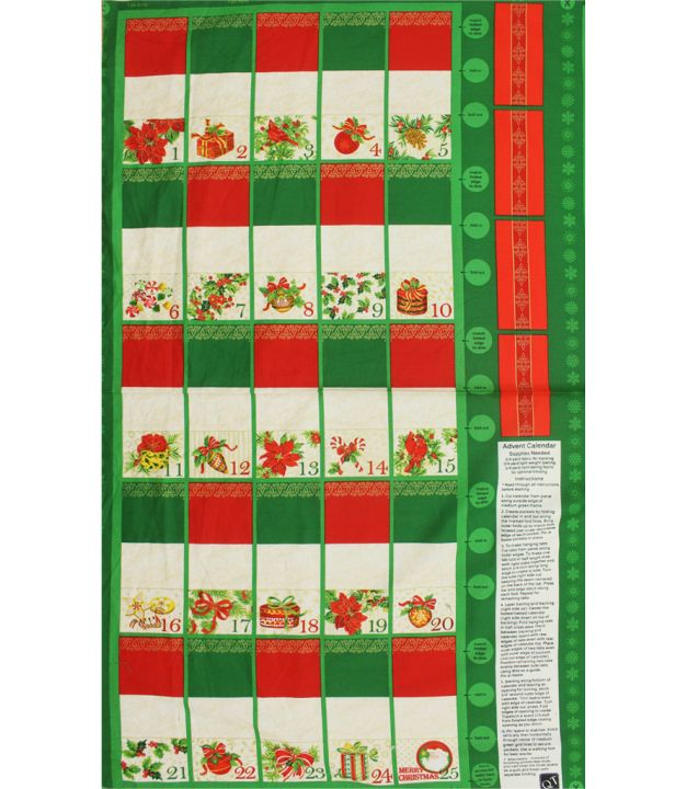 Quilting Treasures Advent Calendar 23.5" x 45"