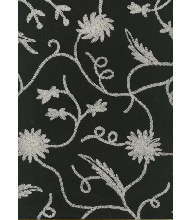 Crewel on Cotton CWE-STRT-BLW Black White