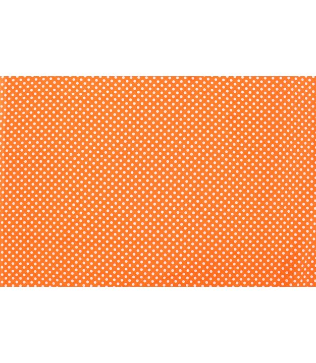 Polka Dot Orange Easy Care Water Resistant