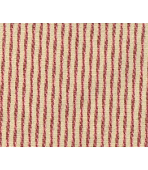 Ticking Stripe 41958 Red