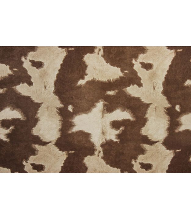 Cowhide Brown/White