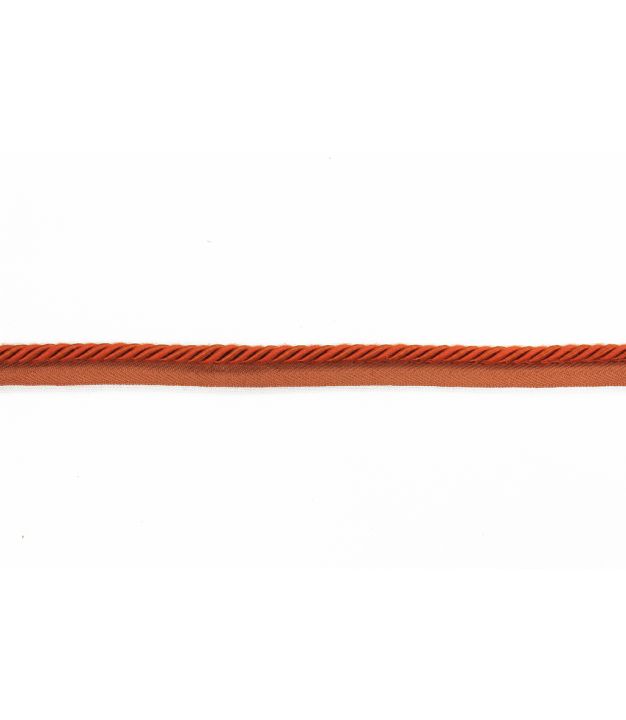 Cord with Lip Solid 1/4-Inch Paprika 118 BC-10008