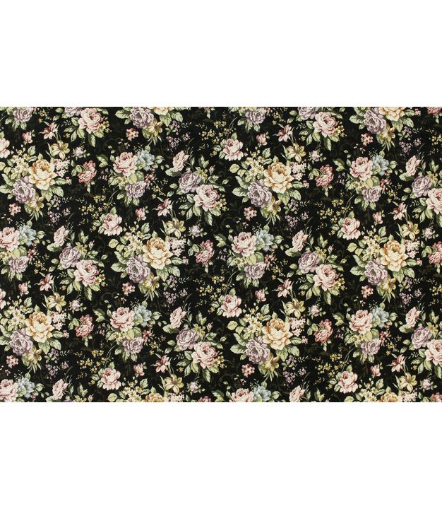 Black Chenille Flowers