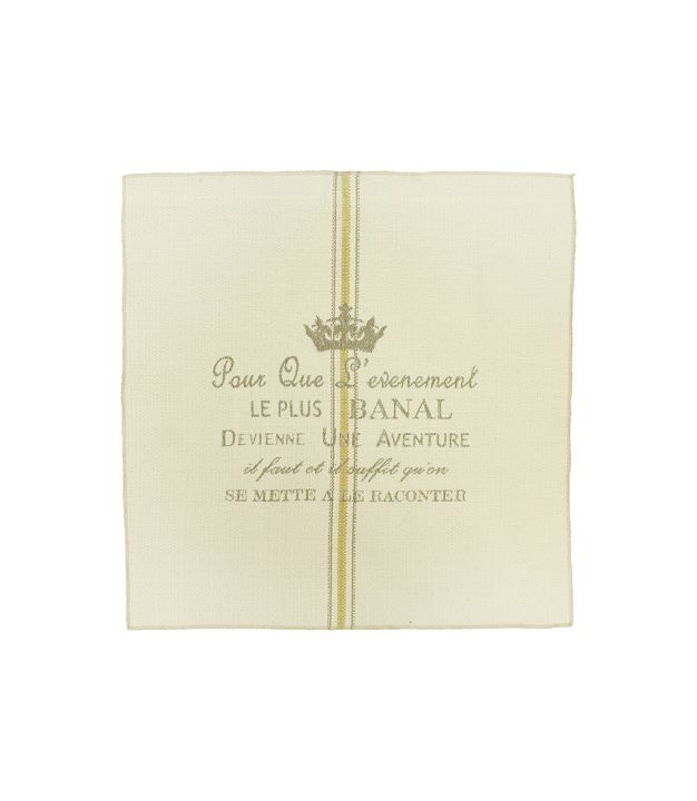 Pour Que L'evenement parchment linen, gold, gray
