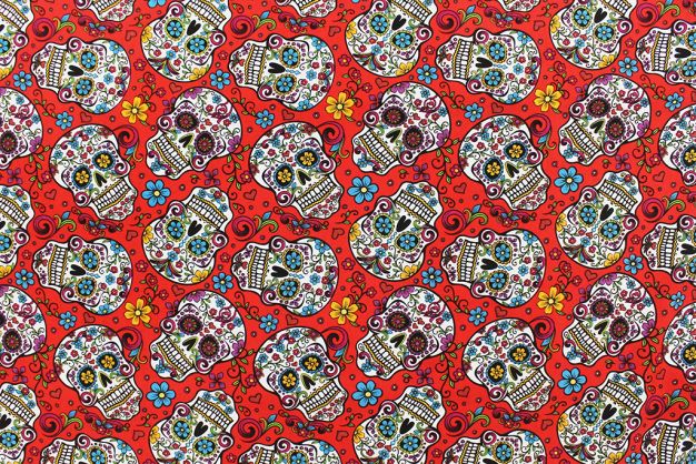 Folkloric Skulls RDT2888-2C