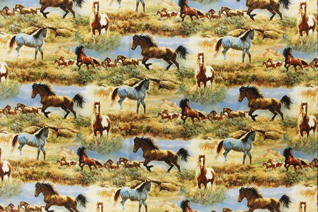 Horses in the Prairie Multi WW-3060-6C-1