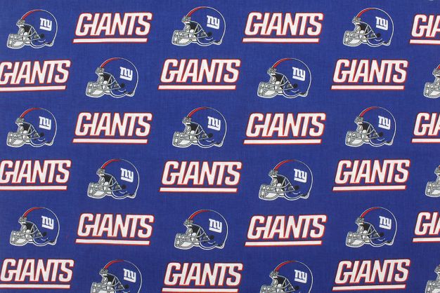 NFL NY Giants on Cotton 6314-D