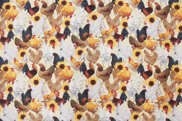 Chickens Sunflower
