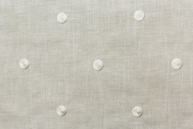 Adde Earthy Linen Beige White 8 oz Embroidery