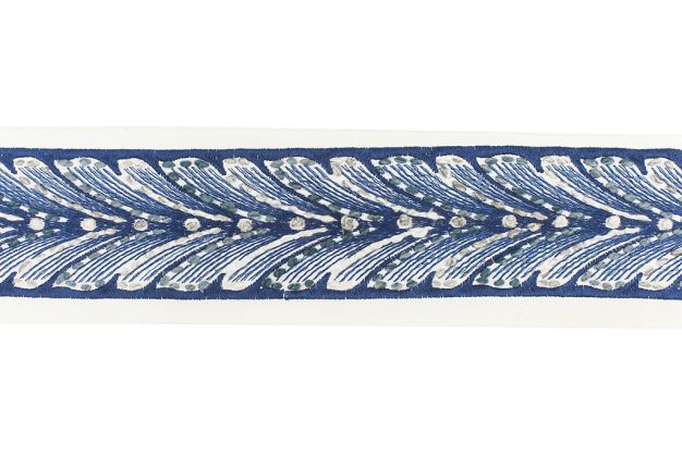 Interests Tape 4" Canvas Ivory Navy