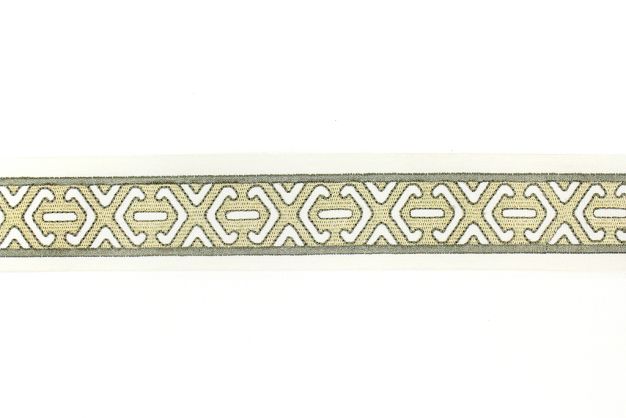 Nikey Tape 2.5" Inch Canvas Ivory Gold