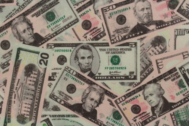 US Money Print on Canvas